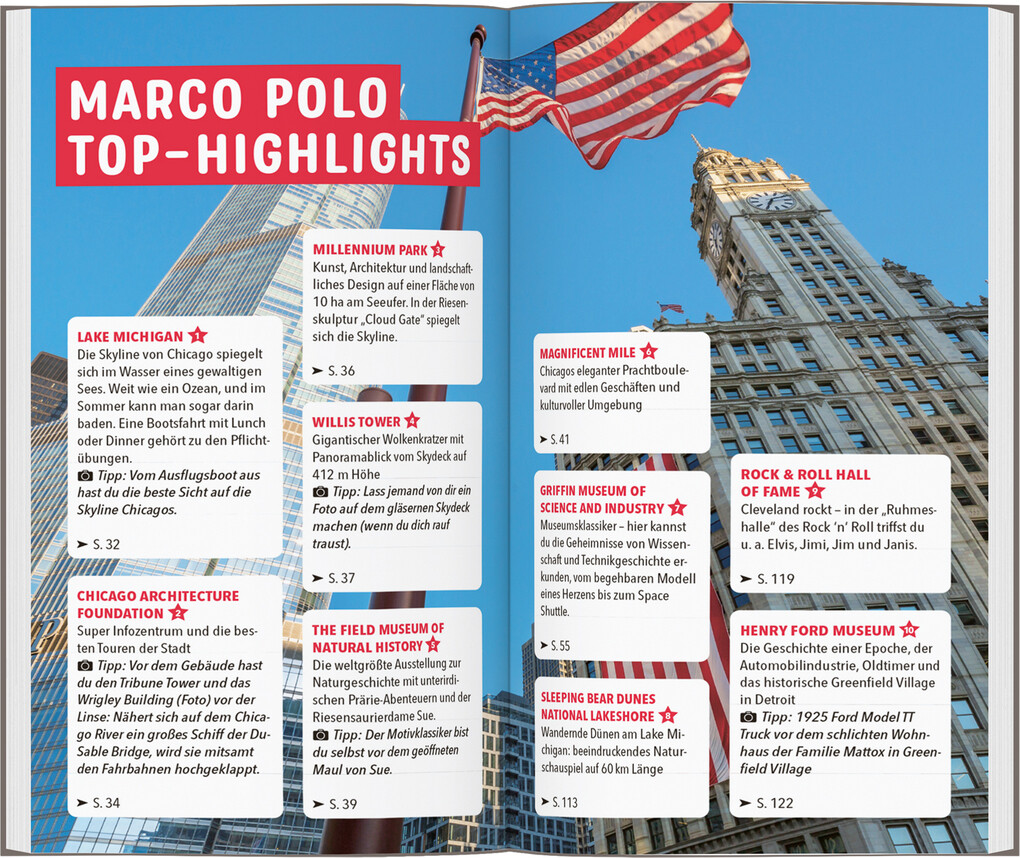 Weitere Ansicht: MARCO POLO Reiseführer Chicago und die Großen Seen | Thomas Jeier, Axel Pinck, Karl Teuschl