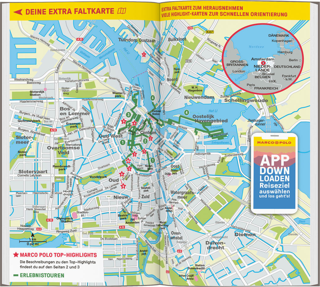 Weitere Ansicht: MARCO POLO Reiseführer Amsterdam | Anneke Bokern, Ralf Johnen