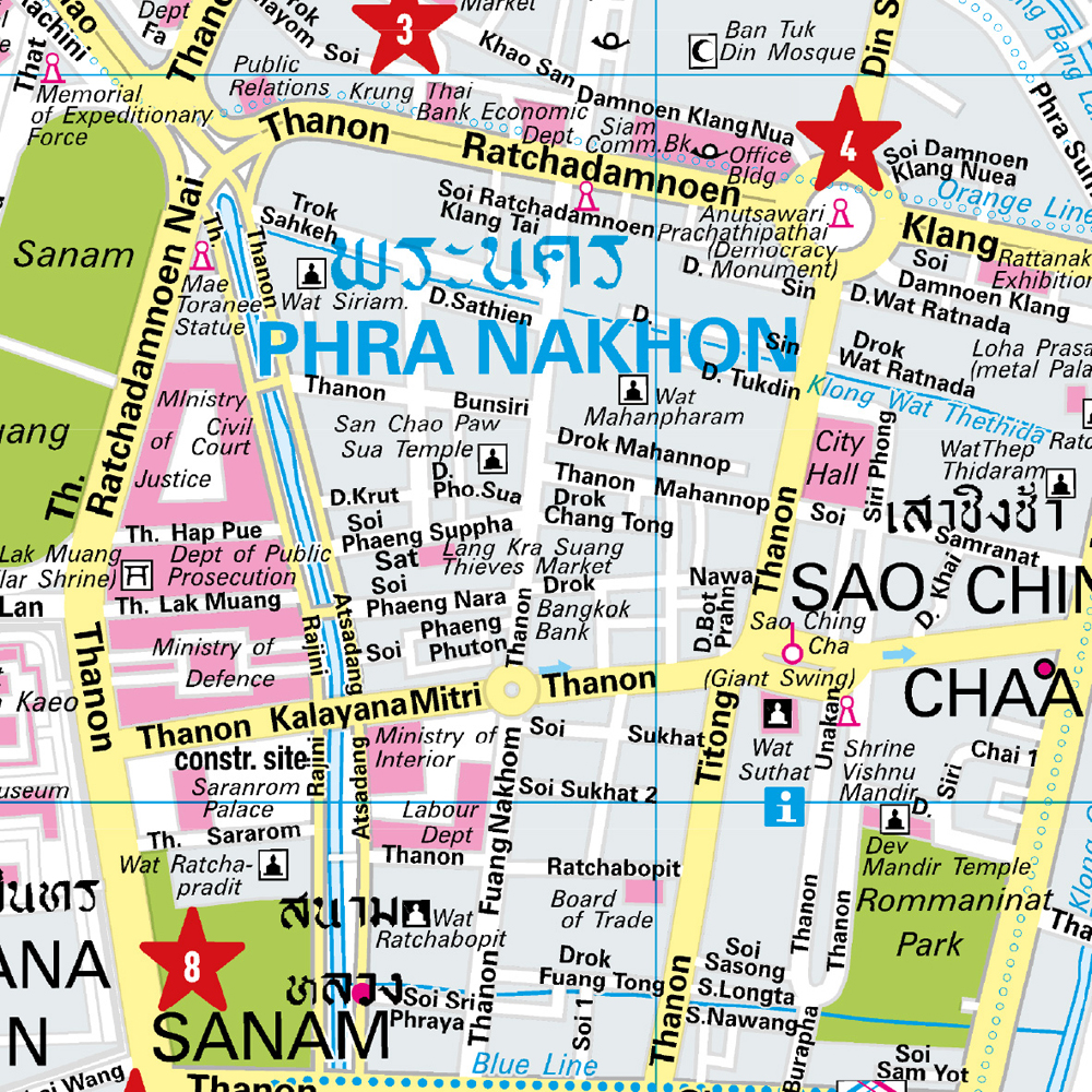 Weitere Ansicht: MARCO POLO Cityplan Bangkok 1:13.000