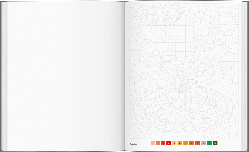 Weitere Ansicht: Italien - Das große Ausmalbuch nach Zahlen | Caroline Drogo