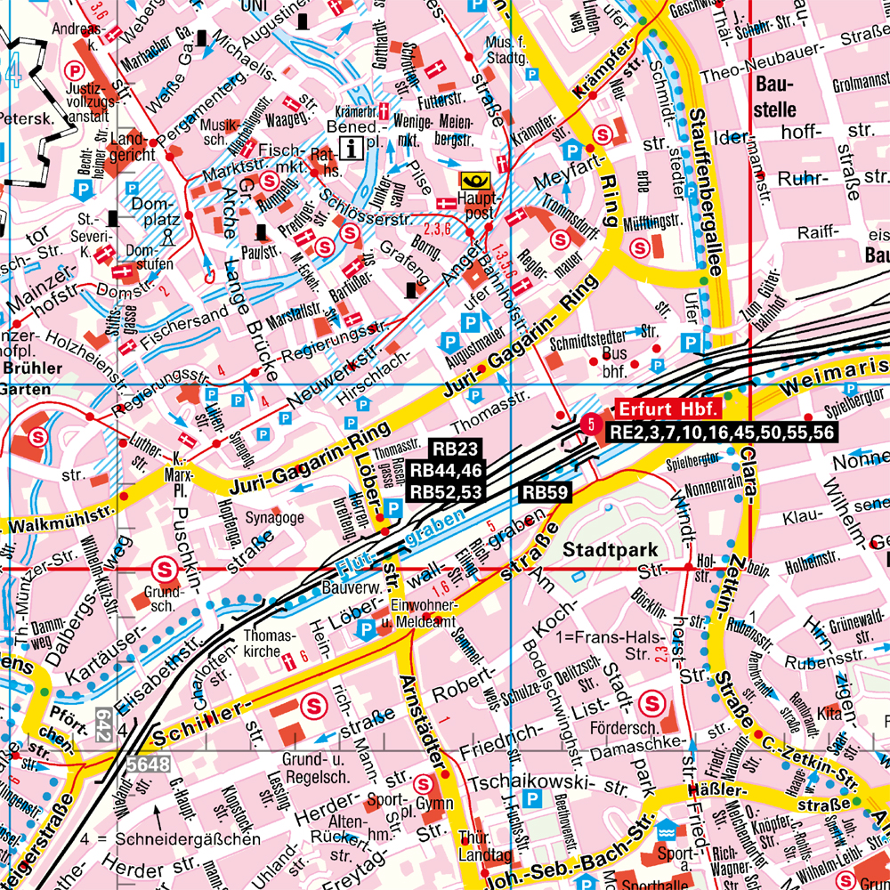 Weitere Ansicht: Falk Cityplan Erfurt 1:20.000