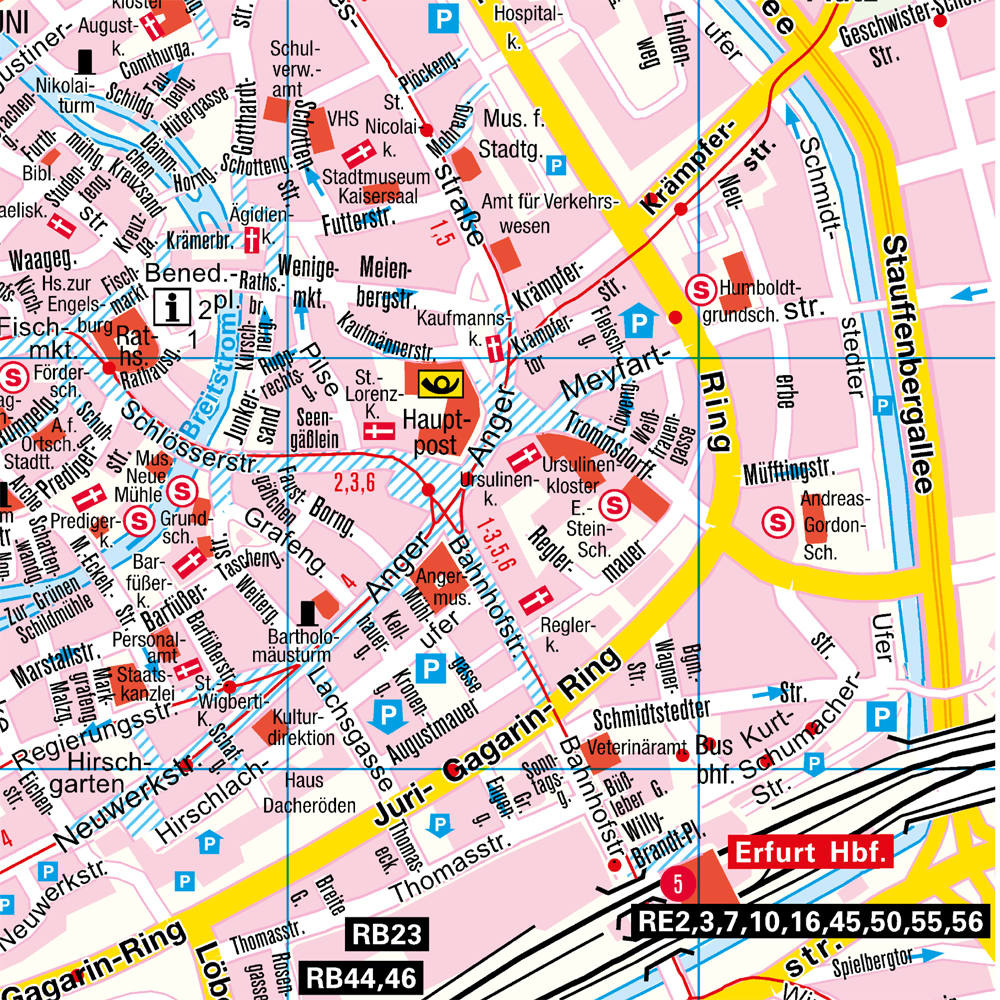 Weitere Ansicht: Falk Cityplan Erfurt 1:20.000