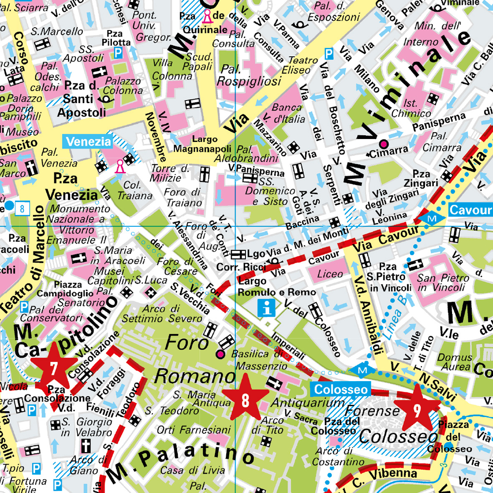 Weitere Ansicht: MARCO POLO Cityplan Rom 1:12.000