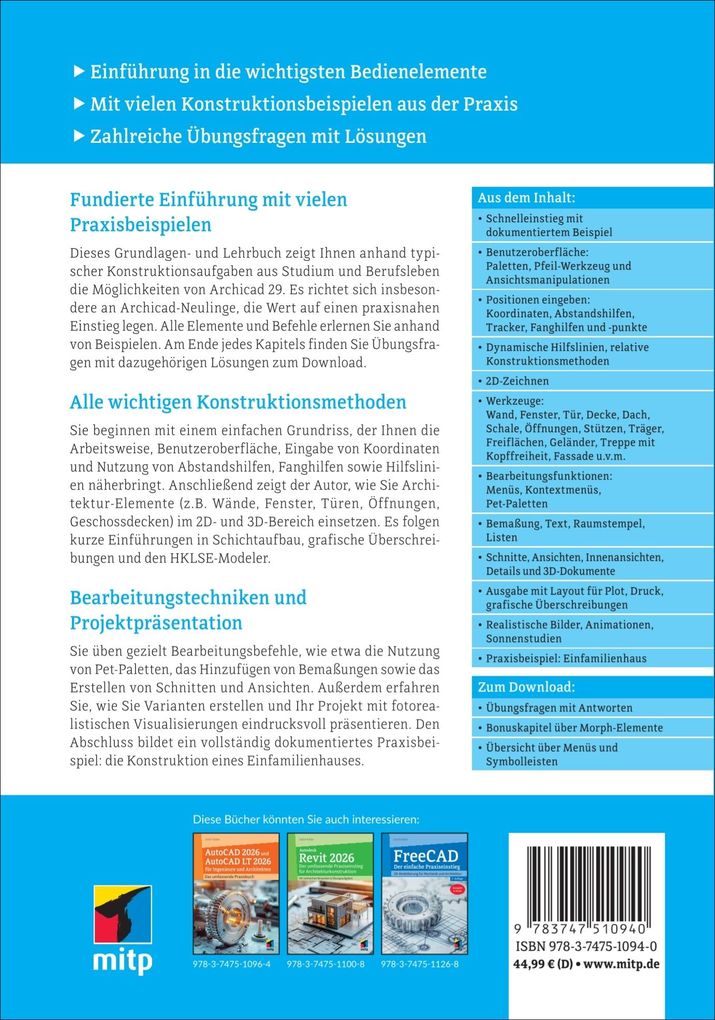 Weitere Ansicht: Archicad 29 | Detlef Ridder