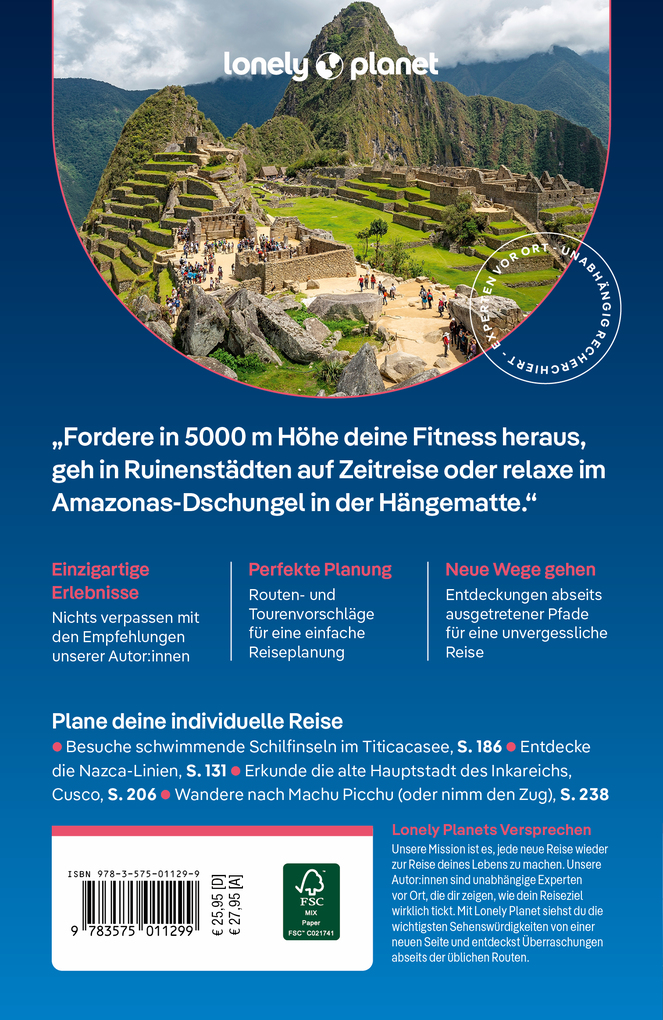 Weitere Ansicht: LONELY PLANET Reiseführer Peru