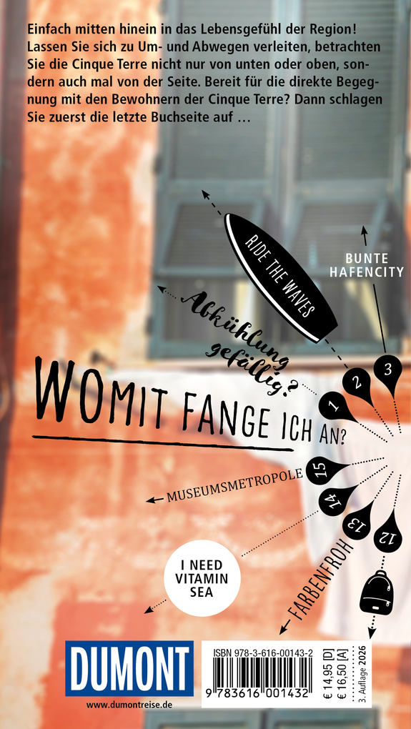 Weitere Ansicht: DUMONT direkt Reiseführer Cinque Terre | Hannah Hauer