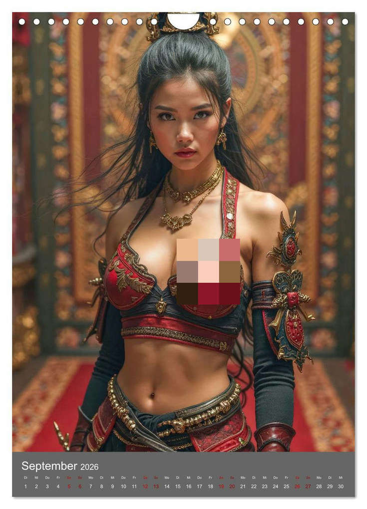 Weitere Ansicht: Wunderschöne Amazonen (Wandkalender 2026 DIN A4 hoch), CALVENDO Monatskalender | Ally Bee, Calvendo