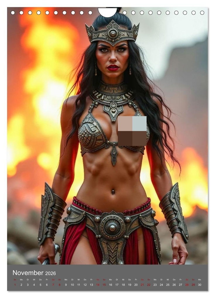 Weitere Ansicht: Wunderschöne Amazonen (Wandkalender 2026 DIN A4 hoch), CALVENDO Monatskalender | Ally Bee, Calvendo