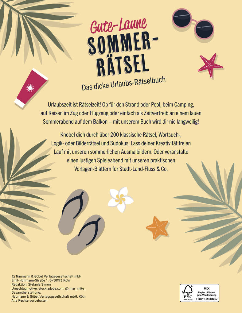 Weitere Ansicht: Gute-Laune-Sommerrätsel | Naumann & Göbel Verlag