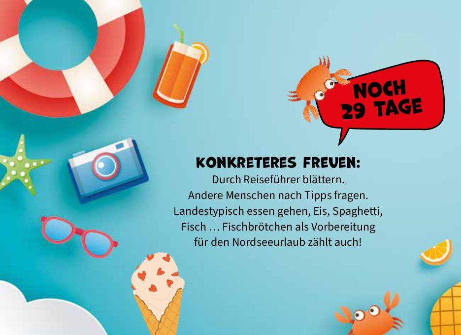 Weitere Ansicht: Countdown bis zum Urlaub