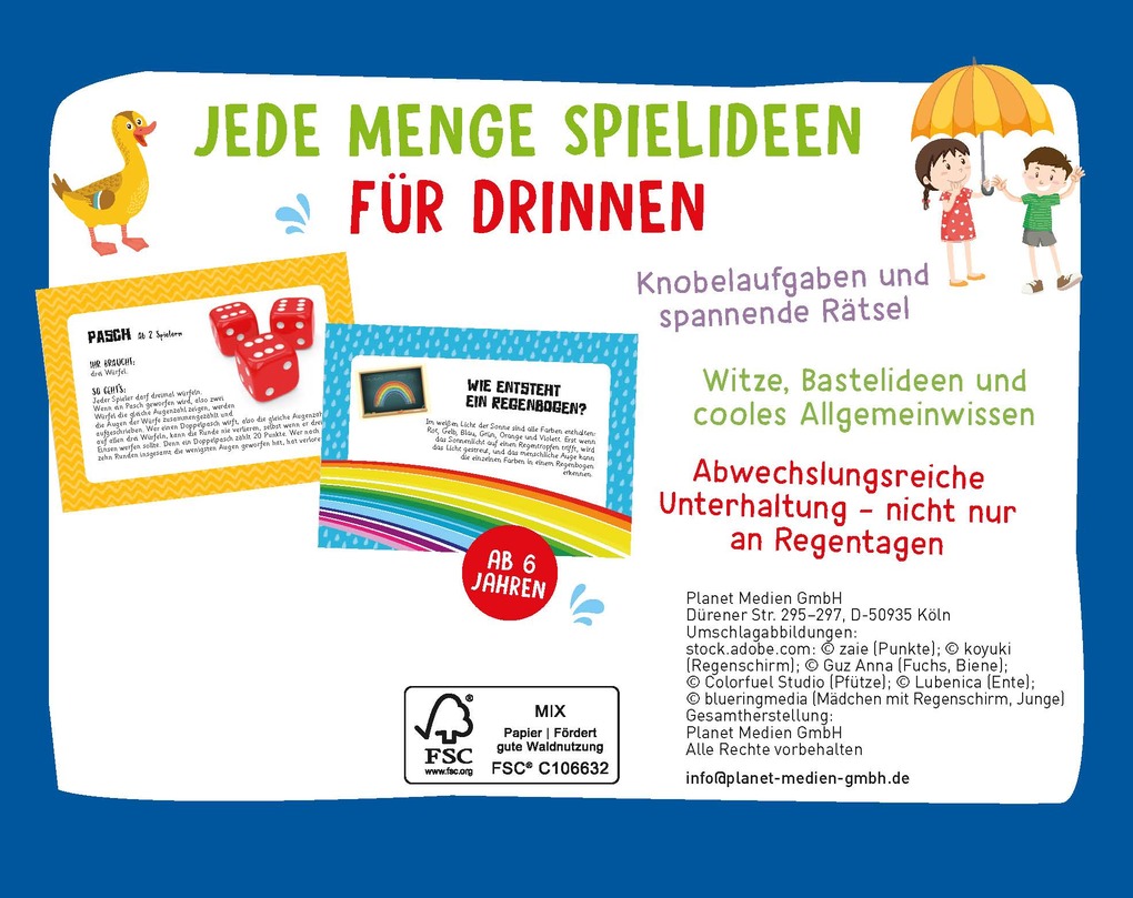 Weitere Ansicht: Spielideen für Regentage