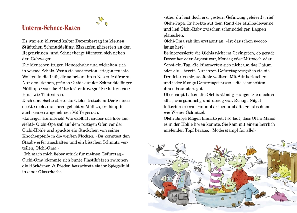 Weitere Ansicht: Die Olchis. Das Adventskalenderbuch | Erhard Dietl, Barbara Iland-Olschewski