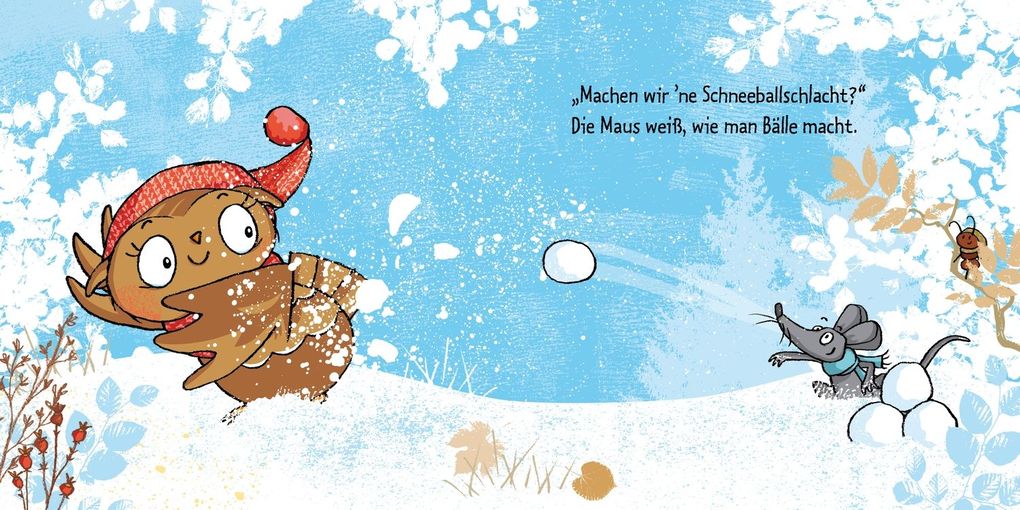 Weitere Ansicht: Die kleine Eule im Schnee | Susanne Weber