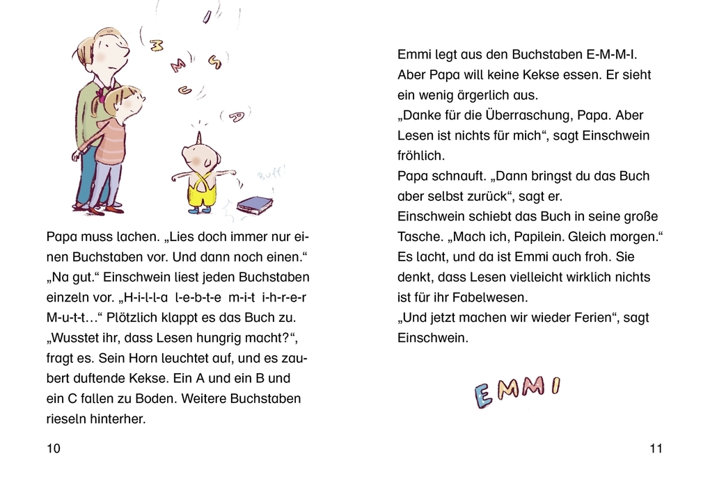 Weitere Ansicht: Emmi & Einschwein. Lesen macht lustig | Anna Böhm