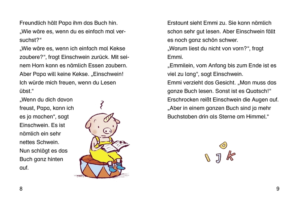 Weitere Ansicht: Emmi & Einschwein. Lesen macht lustig | Anna Böhm