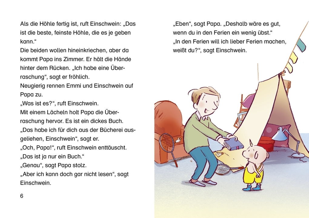 Weitere Ansicht: Emmi & Einschwein. Lesen macht lustig | Anna Böhm