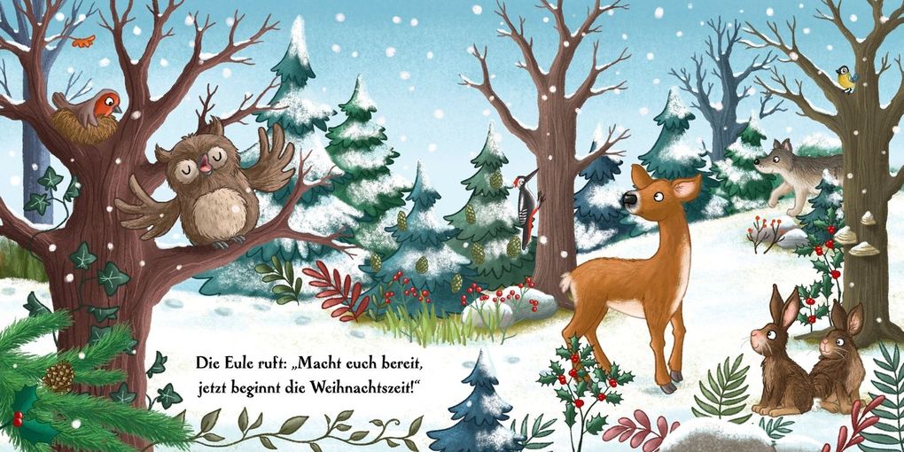 Weitere Ansicht: Es wird Weihnachten hier im Wald | Henrike Lippa