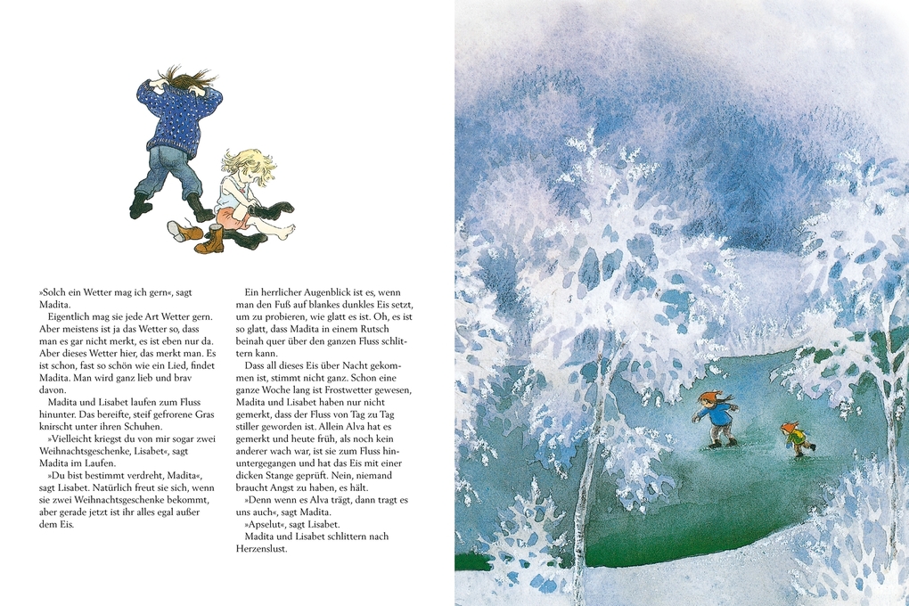 Weitere Ansicht: Wie gut, dass es Weihnachtsferien gibt, sagte Madita | Astrid Lindgren