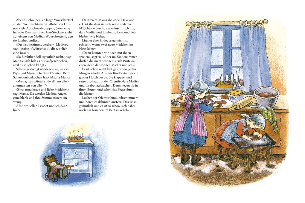 Weitere Ansicht: Wie gut, dass es Weihnachtsferien gibt, sagte Madita | Astrid Lindgren