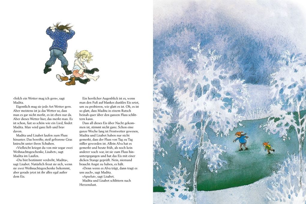 Weitere Ansicht: Wie gut, dass es Weihnachtsferien gibt, sagte Madita | Astrid Lindgren