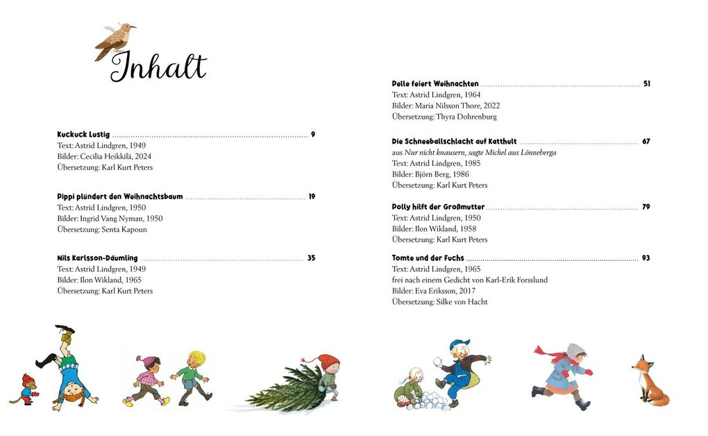 Weitere Ansicht: Das kunterbunte Astrid Lindgren Weihnachtsbuch | Astrid Lindgren