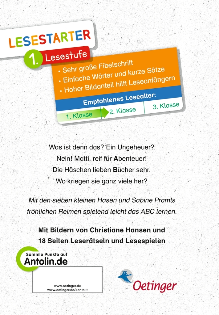 Weitere Ansicht: Wenn sieben kleine Hasen durch das ABC rasen | Sabine Praml