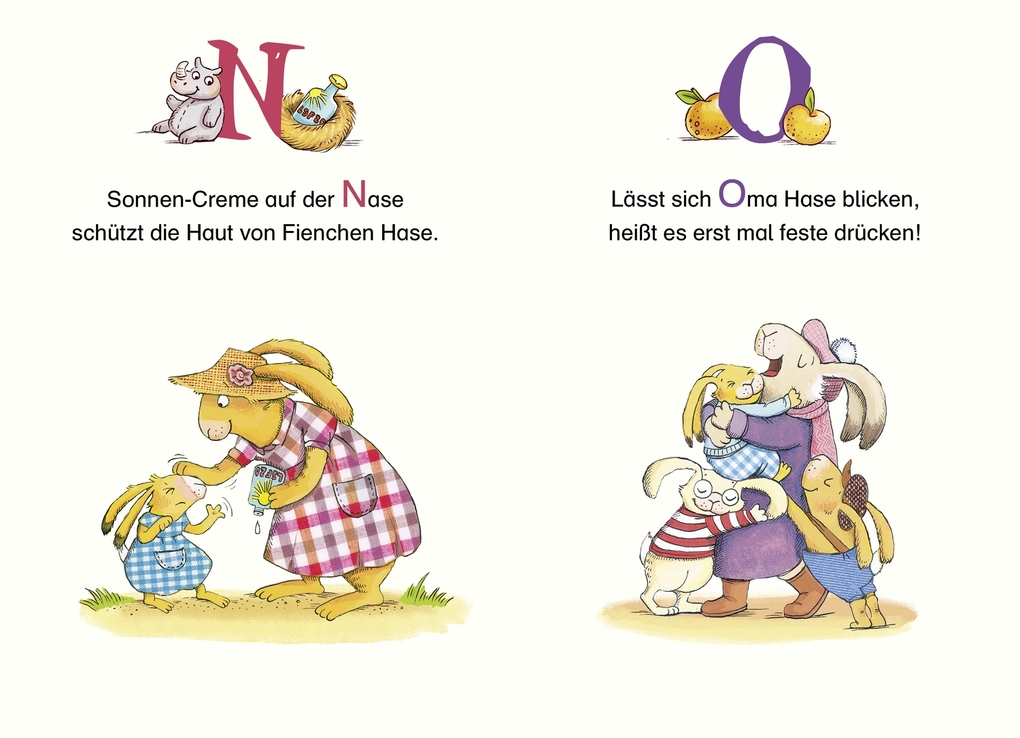 Weitere Ansicht: Wenn sieben kleine Hasen durch das ABC rasen | Sabine Praml