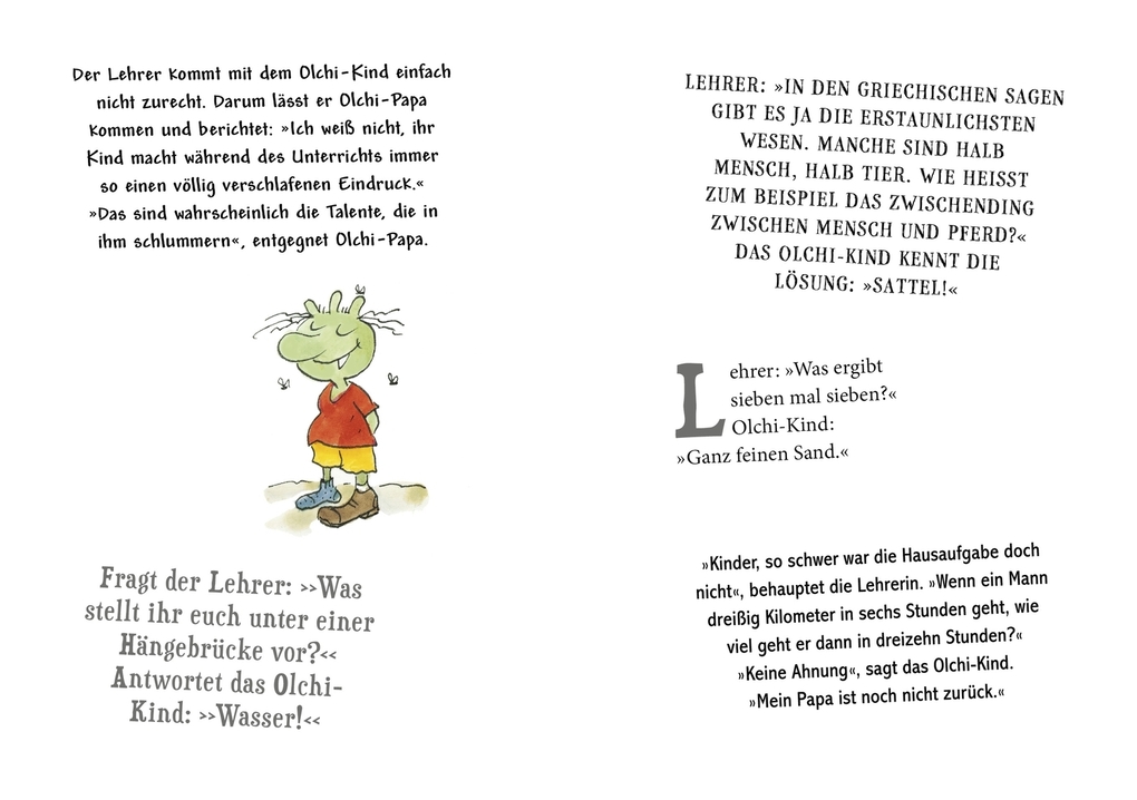 Weitere Ansicht: Die Olchis. 101 Schülerwitze für Stinkerlinge | Erhard Dietl