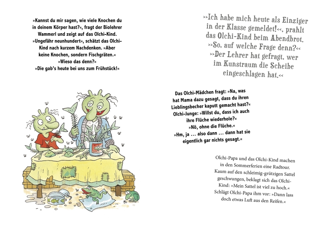 Weitere Ansicht: Die Olchis. 101 Schülerwitze für Stinkerlinge | Erhard Dietl