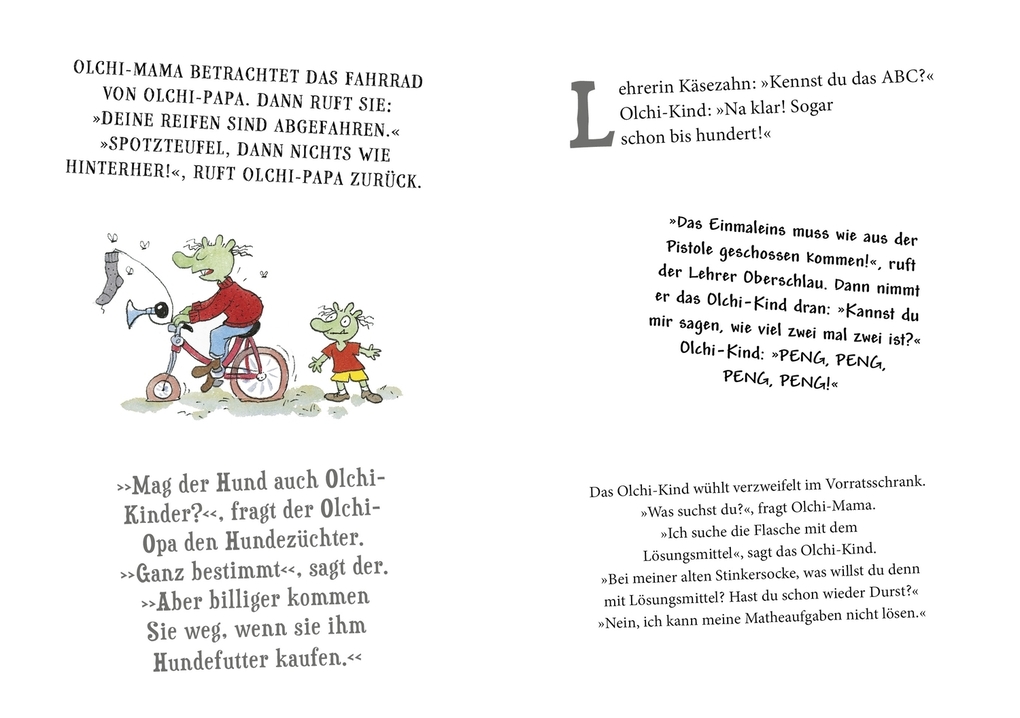 Weitere Ansicht: Die Olchis. 101 Schülerwitze für Stinkerlinge | Erhard Dietl