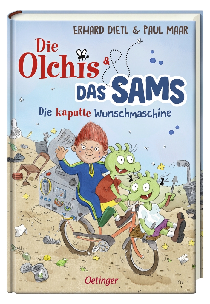 Weitere Ansicht: Die Olchis und das Sams. Die kaputte Wunschmaschine | Erhard Dietl, Paul Maar