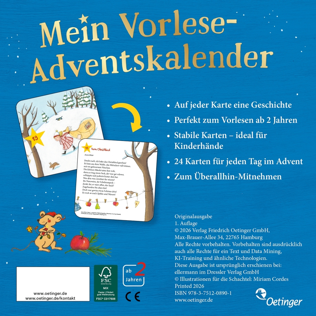 Weitere Ansicht: Mein Vorlese-Adventskalender