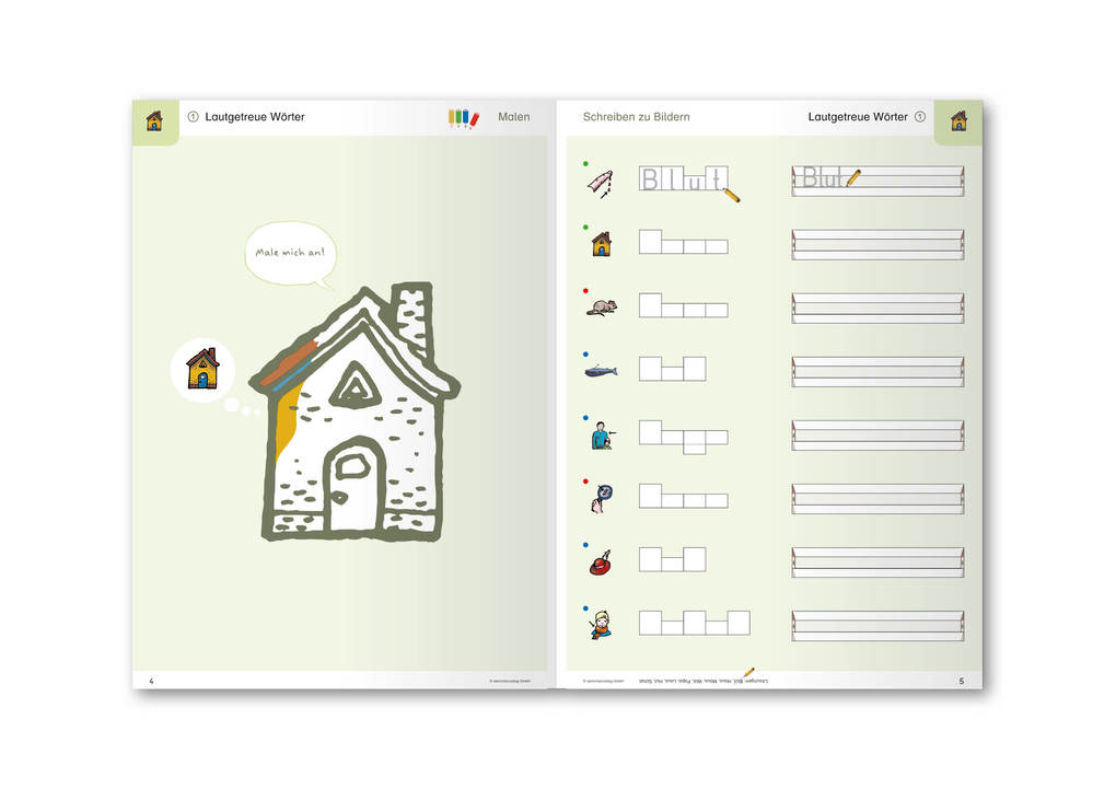 Weitere Ansicht: Ich kann Wörter schreiben Teil 1 und 2 im Set | Katrin Langhans, sternchenverlag GmbH