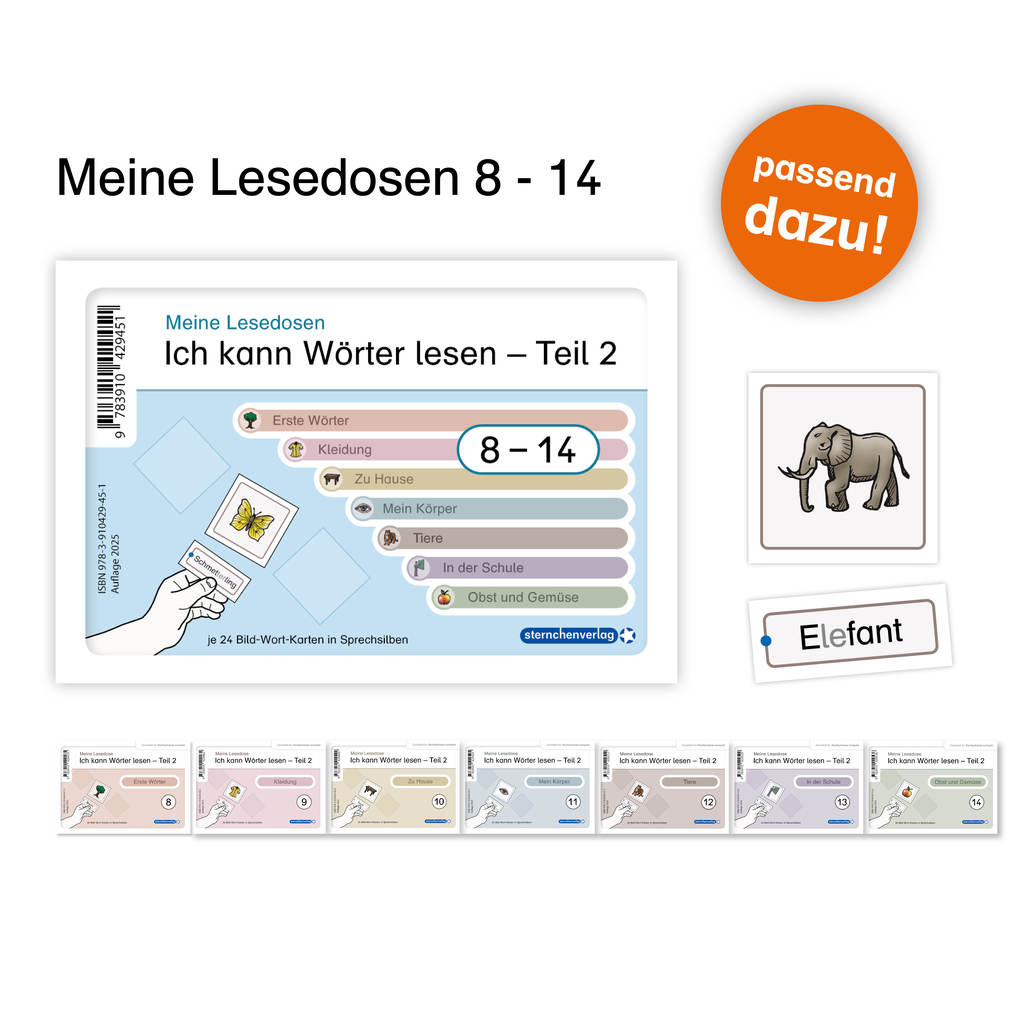 Weitere Ansicht: Ich kann Wörter schreiben Teil 1 und 2 im Set | Katrin Langhans, sternchenverlag GmbH
