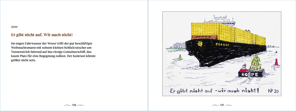 Weitere Ansicht: Jahresendzeitgrüße eines maritimen Zeitgenossen | Niko Pross