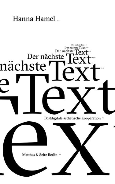 Produktbild: Der nächste Text | Hanna Hamel