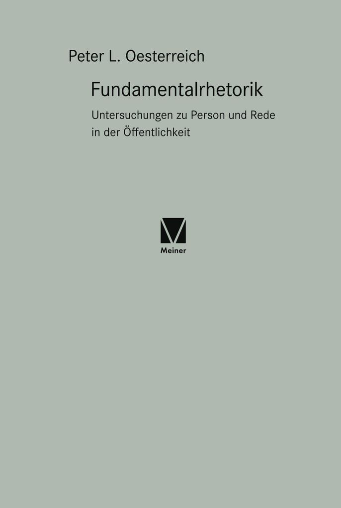 Produktbild: Fundamentalrhetorik | Peter L. Oesterreich