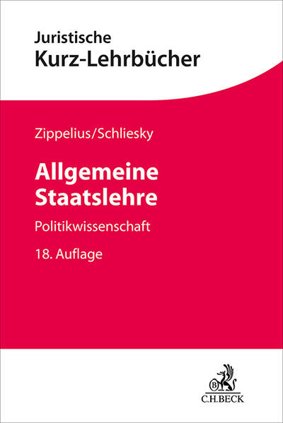 Produktbild: Allgemeine Staatslehre | Reinhold Zippelius, Utz Schliesky