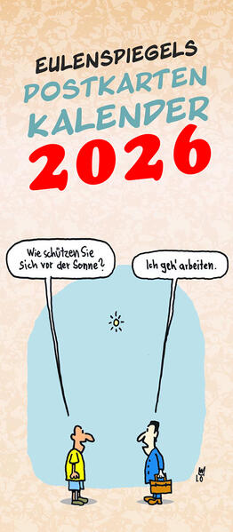 Produktbild: Eulenspiegels Postkartenkalender 2026