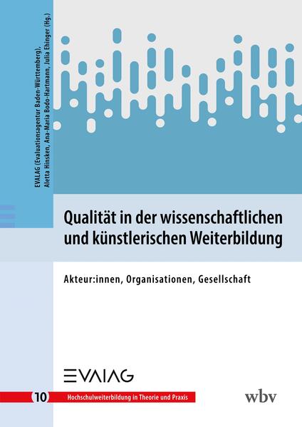 Produktbild: Qualität in der wissenschaftlichen und künstlerischen Weiterbildung