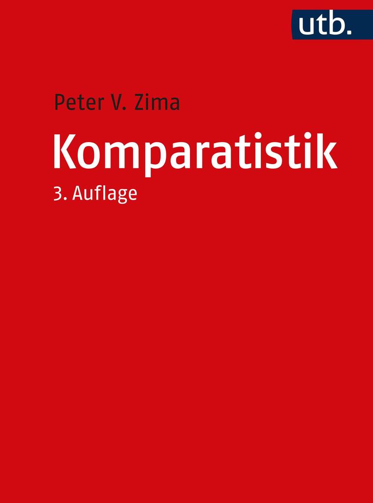 Produktbild: Komparatistik | Peter V. Zima