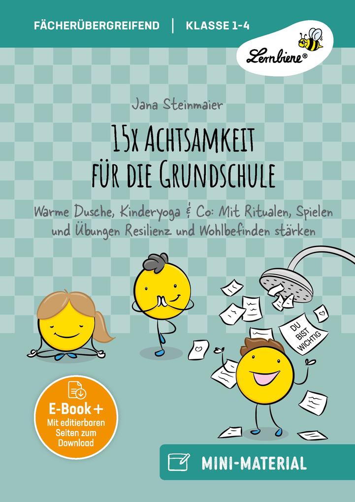 Produktbild: 15x Achtsamkeit für die Grundschule | Jana Steinmaier