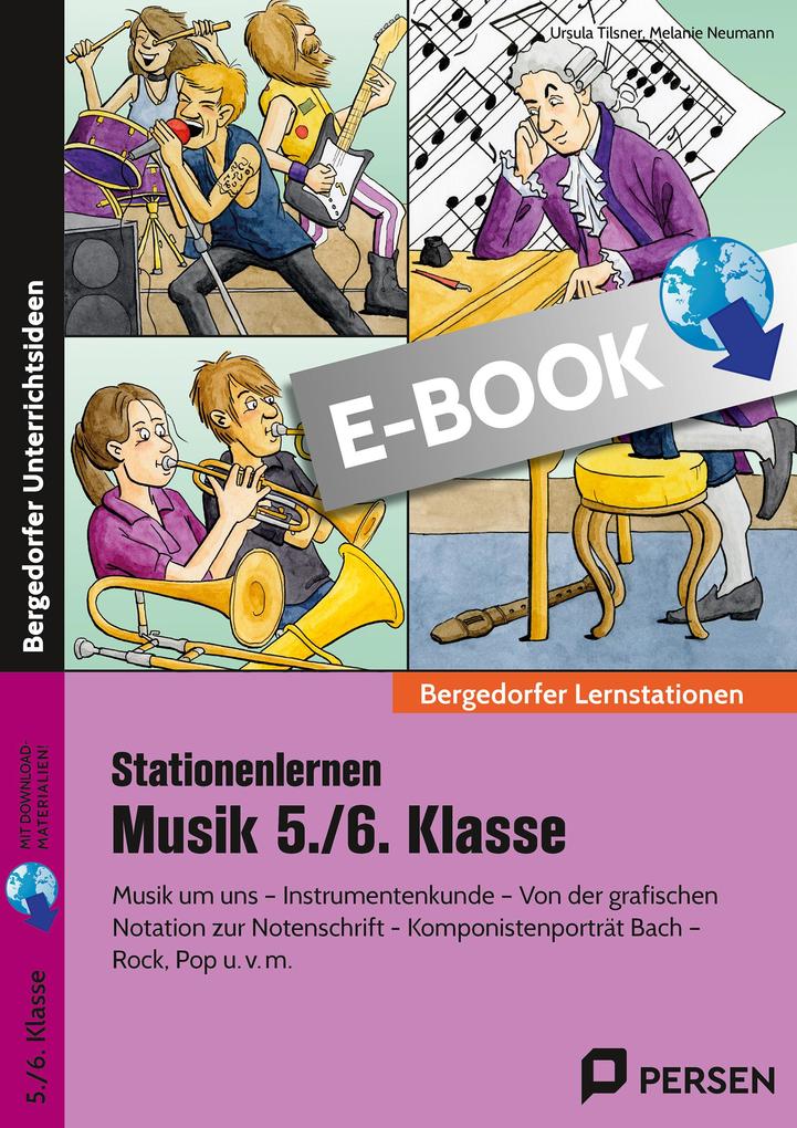 Produktbild: Stationenlernen Musik 5./6. Klasse | Ursula Tilsner, Melanie Neumann