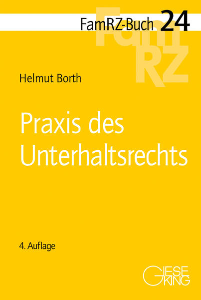 Produktbild: Praxis des Unterhaltsrechts | Helmut Borth