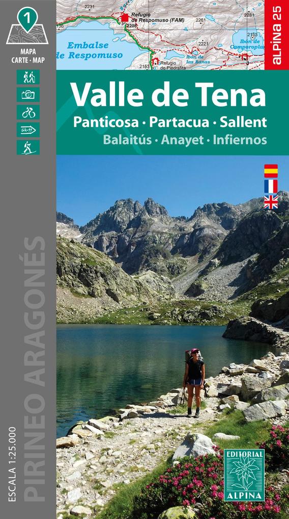 Produktbild: Valle de Tena - Panticosa - Patacua - Sallent