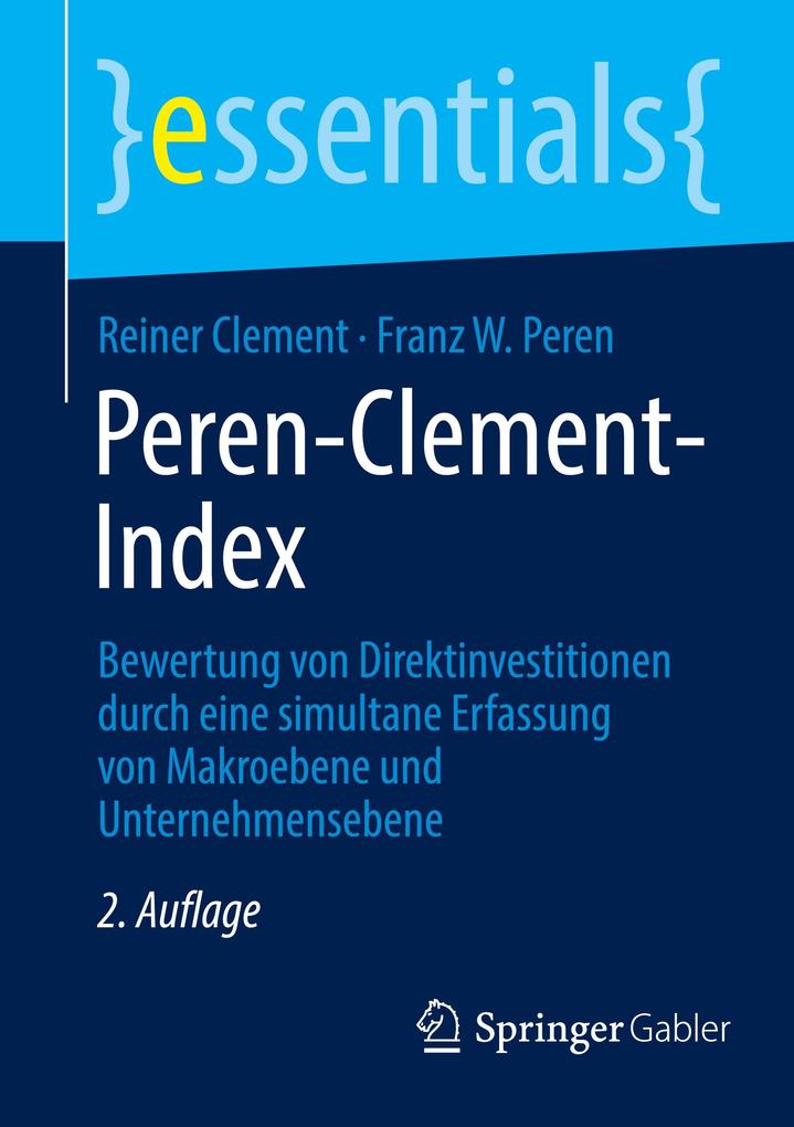 Produktbild: Peren-Clement-Index | Reiner Clement, Franz W. Peren