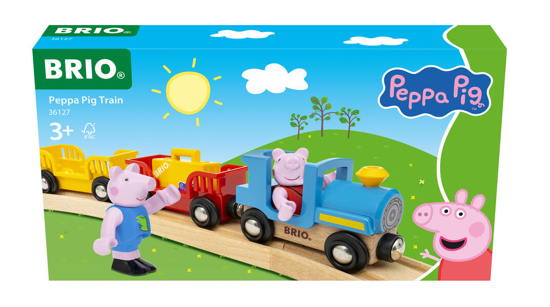 Produktbild: Peppa Wutz Zug / Eisenbahn für Kinder ab 3 Jahren