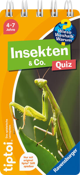 Produktbild: tiptoi® Wieso? Weshalb? Warum? Quiz - Insekten & Co.