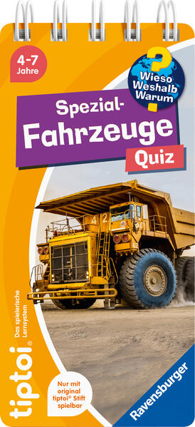 Produktbild: tiptoi® Wieso? Weshalb? Warum? Quiz - Spezialfahrzeuge