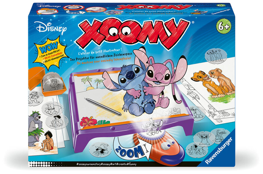 Produktbild: Xoomy Maxi A4-Tisch Stitch & Disney Classics